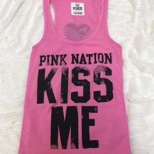 Cute PINK Nation logo tank!! I'M ONE IN A MILLION!